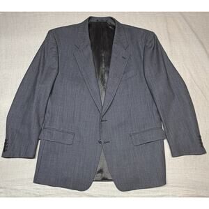 Barneys New York Italian Made Men’s Jacket 58R Lubiam Extrafine Merino Wool